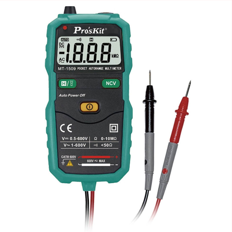Digitalni multimetar MT-1509 Baogong Pro'skit s inteligentnim automatskim zaslonom