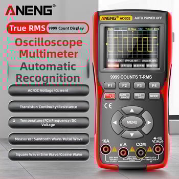 ANENG AOS02 дигитален осцилоскоп, 1 канал, 64-точков запис