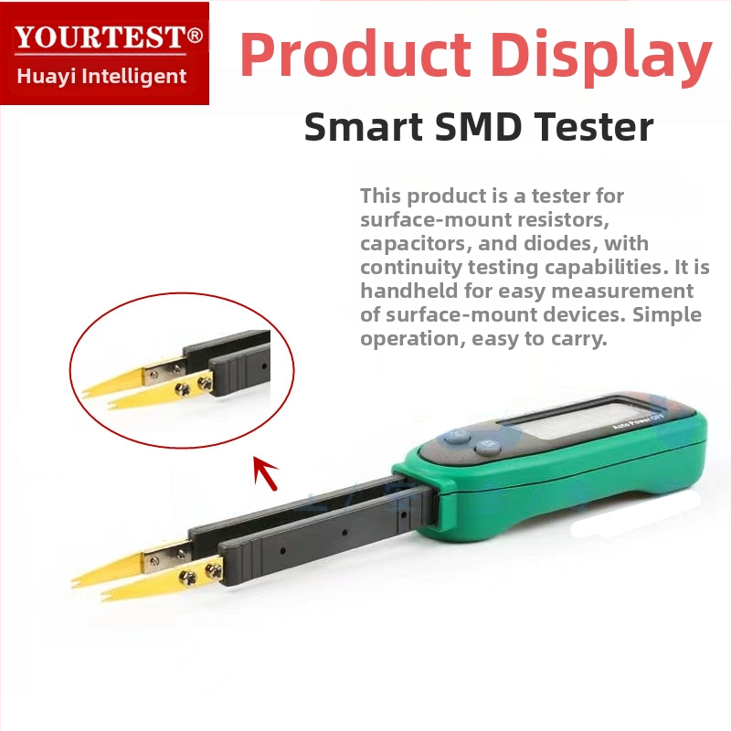SMD testovací klip na rezistory a kondenzátory, inteligentný s automatickou identifikáciou čipových súčiastok, pôvod Dongguan, Guangdong, profesionálne použitie