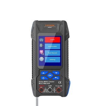 Többfunkciós napelemes fotovoltikus teszter digitális kijelzővel, feszültség 2 kV-ig, teljesítmény 2 kW-ig, márka i-pook