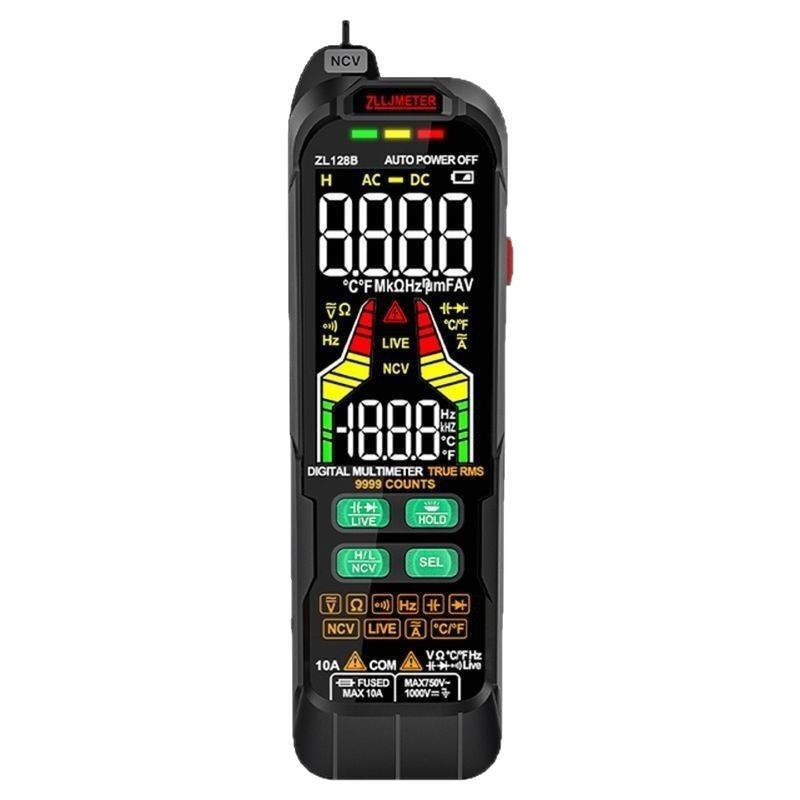 ZLLJMETER ZL126A/128B digitalni multimetar, automatski raspon, potpuno inteligentan, zaštita od pregorijevanja