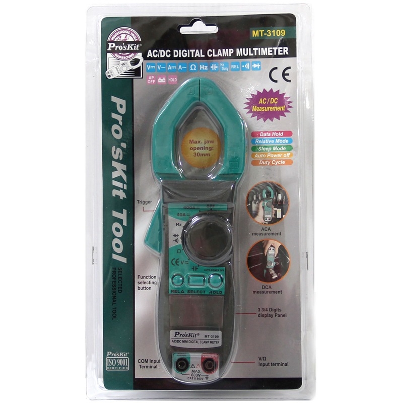 Pro'sKit MT-3109 csuklós multiméter, 600V/400A, 3999 mérések