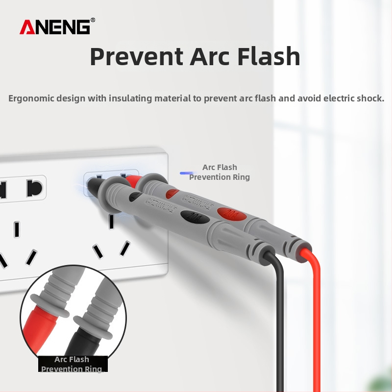 Silikónové testovacie vodiče pre multimeter, tenký hrot, model PT1031, 1000V, 20A, zlatom potiahnutý meďový hrot