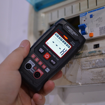 Multimetru digital automat Antelves cu protecție anti-arde, reglaj automat inteligent al gamei, 600V DC, nivel de siguranță III