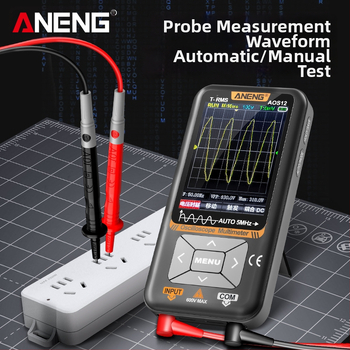 2-в-1 дигитален осцилоскоп и мултиметър AOS12, 1 канал, 48 MS/s, запис до 64 KB
