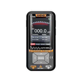 2-в-1 дигитален осцилоскоп и мултиметър AOS12, 1 канал, 48 MS/s, запис до 64 KB
