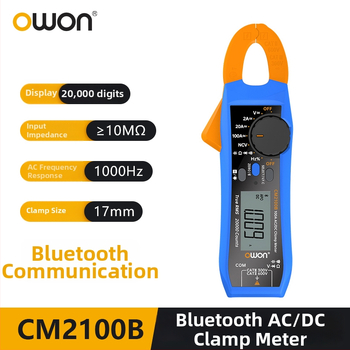 OWON Lillip CM2100 digitalni Bluetooth kliještni multimetar, visoke preciznosti CM2100B