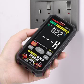 Habotest HT127B Multimetru Digital cu Ecran Inteligent, Înaltă Precizie, Protecție Anti-Ars