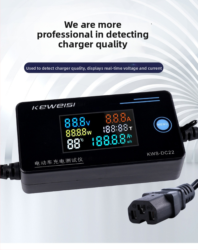KWS-DC22 Digitálny merač napätia a prúdu; napájanie 8-12V; rozsah merania 8-120V; presnosť 1%