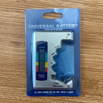 Tester za baterije s digitalnim zaslonom i detektorom kapaciteta za baterije 1,5V i 9V