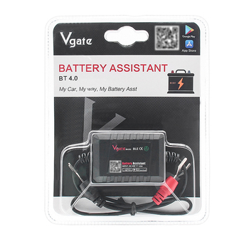 VGATE BA100 12V Bluetooth 4.0 детектор за автомобилна батерия и монитор на батерията - тестер за автомобилна батерия, -10°C до 60°C
