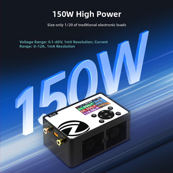 El15 DC електронно натоварване, програмиран тестер за капацитет на батерия и вътрешно съпротивление, обхват 0-12 A, 0.1-60 V, точност 0.05%