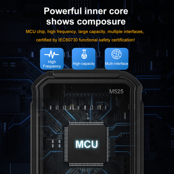 OBD2 Инструмент за диагностика на двигателни неизправности, модел M525, 9-16V, -20°C до 65°C, съвместим с всички модели