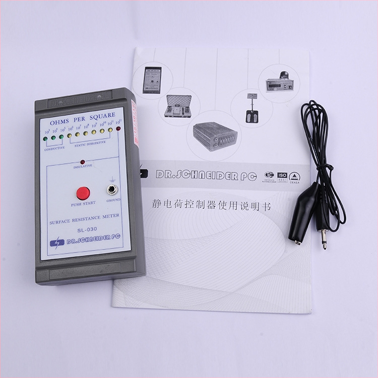 SL-030 tester povrchovej vodivosti, digitálny anti-statický merací prístroj, model SL-030, napájanie 9V batériou, značka Haihui, licencované súkromné označenie: Áno