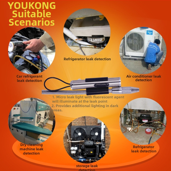 WJL-6000 halogén szivárgásdetektor autóklímákhoz — mérési tartomány: 1, működési hőmérséklet 0–60°C, áramellátás: AA elem, tömeg 0,26 kg