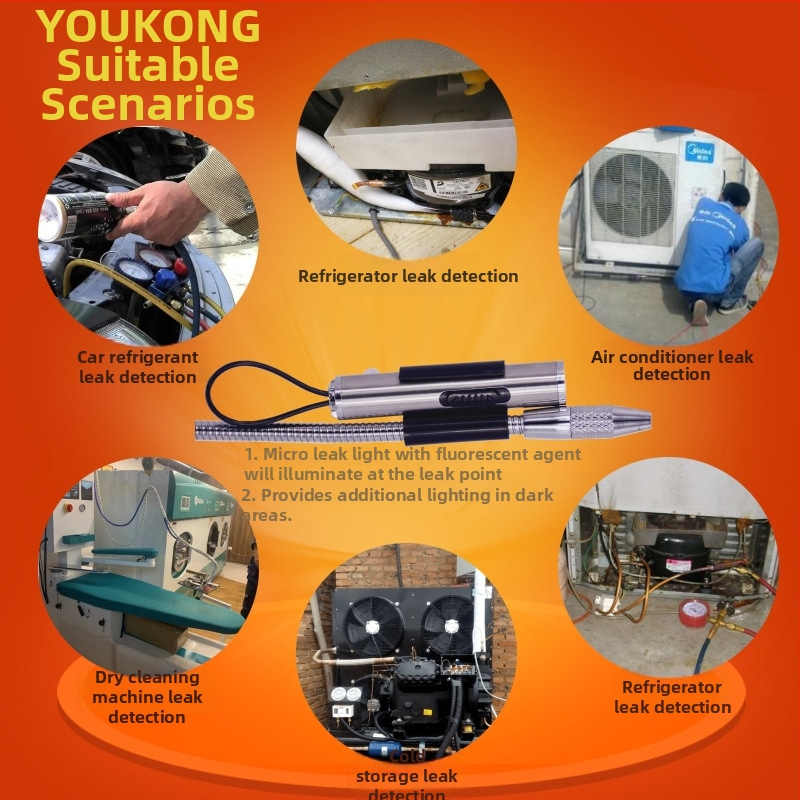 WJL-6000 halogén szivárgásdetektor autóklímákhoz — mérési tartomány: 1, működési hőmérséklet 0–60°C, áramellátás: AA elem, tömeg 0,26 kg