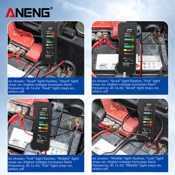 Aneng tester baterije automobila 9V/12V/24V