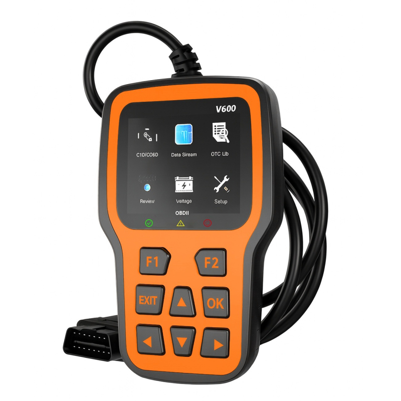 OBD2 alat za dijagnostiku kvarova automobila V600 tvrtke Obdxpert, 12V, -30°C do 70°C, kompatibilan s OBD-II/EOBD