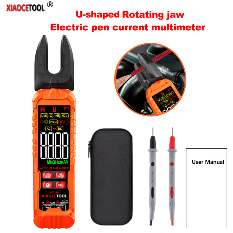 Xiaocetool Fogómultiméter forgatható fejjel - magas pontosságú, többfunkciós elektromos szakembereknek