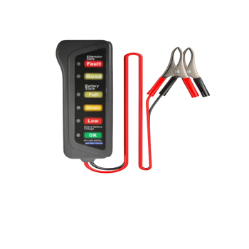 12V тестер за капацитета на батерията, универсален за автомобили, мотори и електрически превозни средства, интелигентно откриване на състоянието на батерията