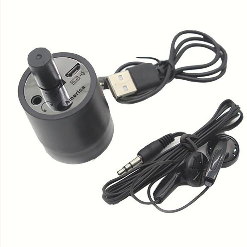 Csővezeték-szivárgás detektor hangszóróval, vízvezetékekhez, újratölthető akkumulátor, szobahőmérsékleti működés