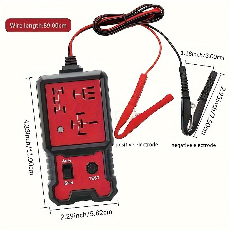 Automobilski tester releja – 12V univerzalni analitički instrument za releje s četiri i pet pinova