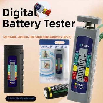Novi digitalni tester baterija s LCD zaslonom i tester kapacitete suših ćelija