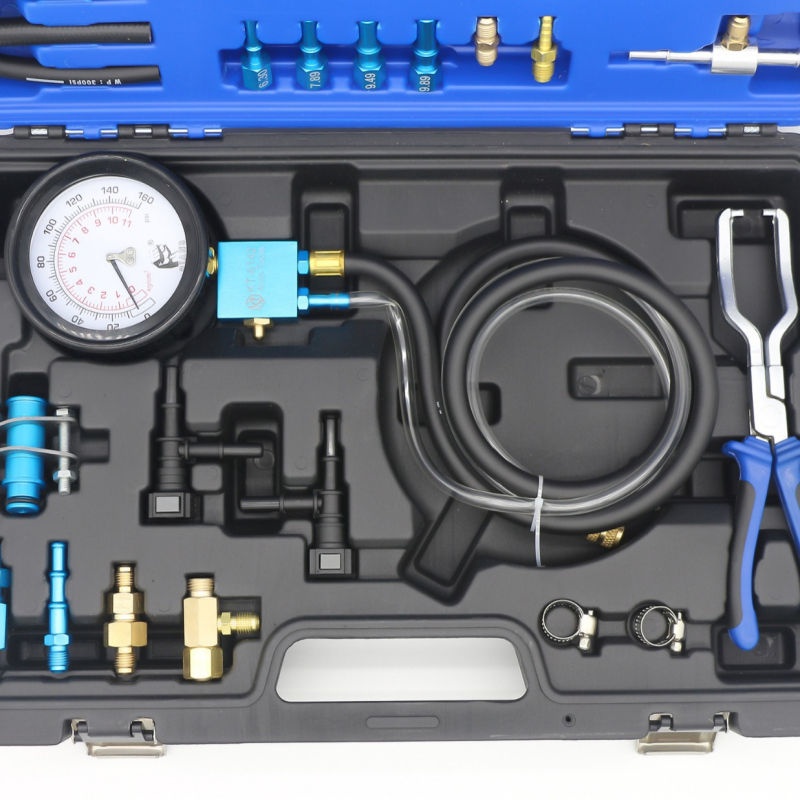 kuntech KT6143 Автомобилен детектор за повреди – манометър за горивно налягане при горивна инжекция и налягане на маслото, персонализация налична