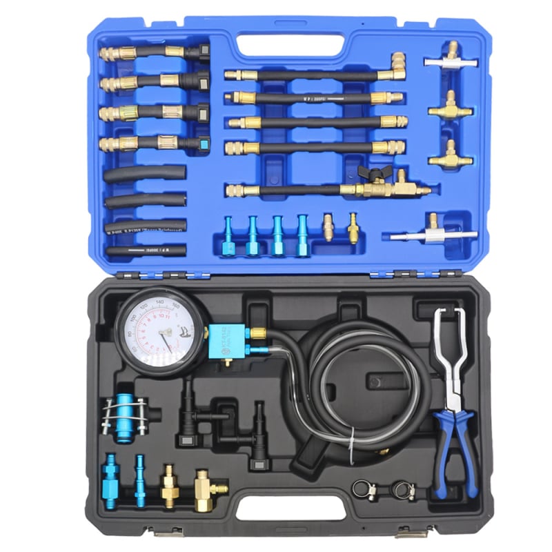 kuntech KT6143 Автомобилен детектор за повреди – манометър за горивно налягане при горивна инжекция и налягане на маслото, персонализация налична