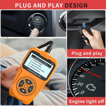 Ръчно устройство за диагностика на автомобилни кодове, модел V319, съвместимо с OBD2, захранване 8-36V, работна температура 0-50°C
