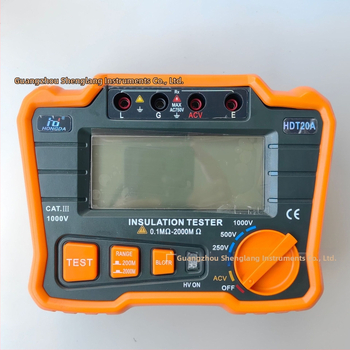 HDT20A Tester izolácie odporu 1000V s digitálnym displejom Megohmmetr