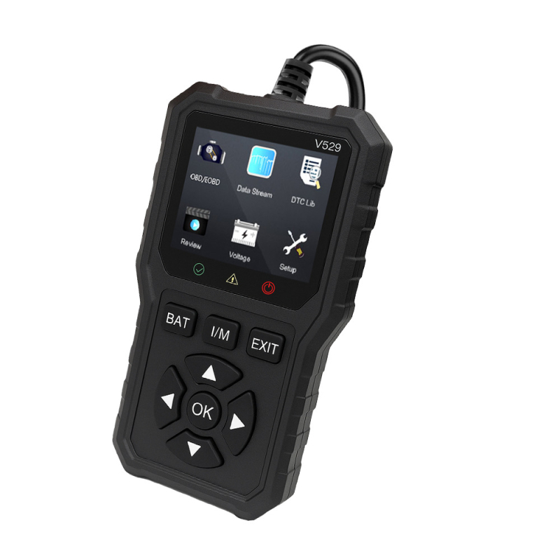 Foxsur V529 Εργαλείο Διάγνωσης Αυτοκινήτων OBD2 με Πολυγλωσσικό Σαρωτή και Λειτουργία Δοκιμών