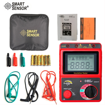 AR907A+ digitálny vysokonapäťový megohmmetr na meranie izolačného odporu, testovacie napätie 2500V, presnosť ±5%