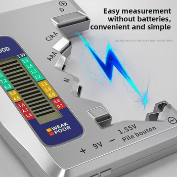 Batériový merací prístroj kapacity batérií s digitálnym displejom – Dengfeng, model Battery Capacity Tester, meranie zostávajúceho nabitia