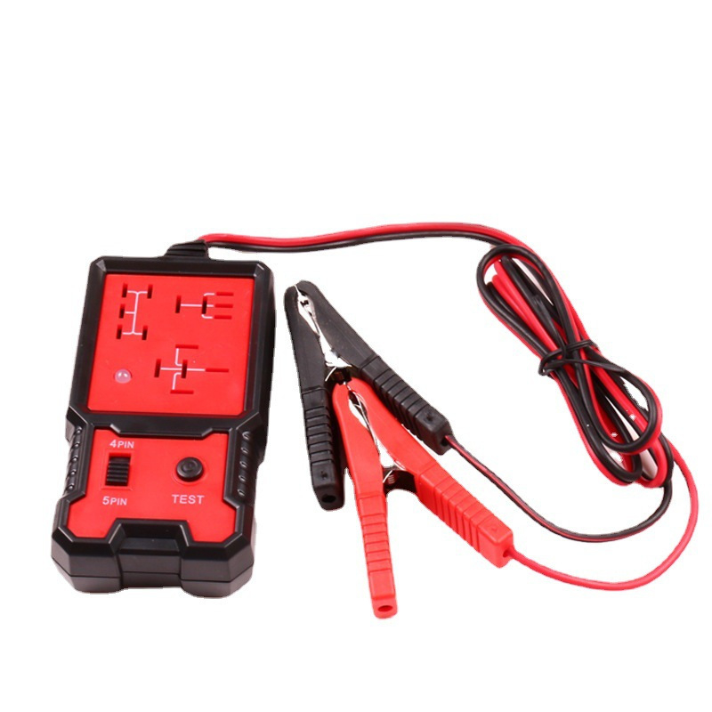 Δοκιμαστής ρελέ αυτοκινήτου και αναλυτής βλαβών, 12V/24V, 4-pin και 5-pin