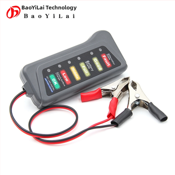 Automobilový tester batérie 12V – Diagnostické zariadenie batérie, rozsah napätia do 16V, Prevádzková teplota -20°C až 80°C, Model: 12V battery tester