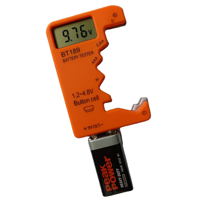 BT189 digitális akkumulátor-tesztelő, 1AA mérési tartomány, tömeg 0.036 kg