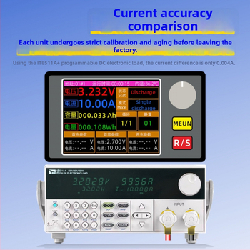 DC 22V/10A akkumulátorkapacitás-detektor egyensúlyozás és öregedési teszt funkcióval (mérési tartomány 1–30V, pontosság 1, LCD-frissítés 1)