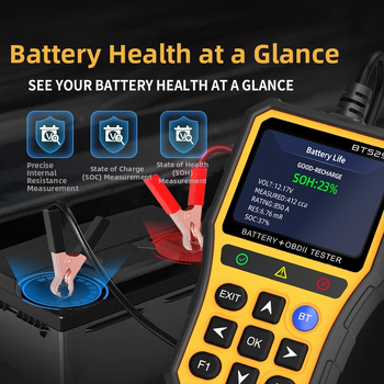 Motorový diagnostický prístroj (Ymiot Bt529, 5-30 V, univerzálny typ, prevádzková teplota 0-60°C)