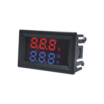 Shukong LED DC feszültség- és árammérő akkumulátorhoz digitális kettős kijelzővel és kapcsolóüzemű tápegység detektoral