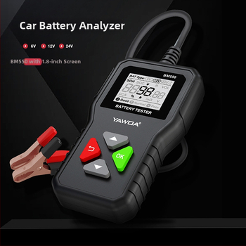 BM550 Δοκιμαστής Μπαταριών – Τρία σε ένα έλεγχο ζωής μπαταρίας 6V/12V/24V, εύρος 5-20V, -20°C έως 60°C, OBD2-συμβατό