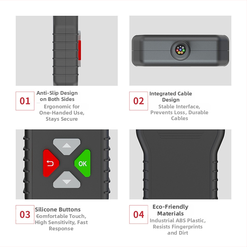 BM550 Δοκιμαστής Μπαταριών – Τρία σε ένα έλεγχο ζωής μπαταρίας 6V/12V/24V, εύρος 5-20V, -20°C έως 60°C, OBD2-συμβατό