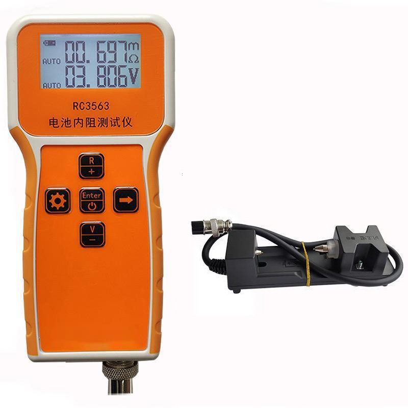 Măsurător de rezistență internă RC3563 pentru baterii Li‑ion ternare/LiFePO4, celule 18650 și 21700, Versiunea 16.8