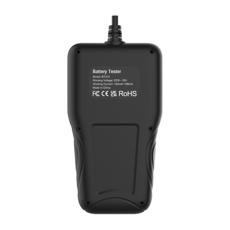 BT310 OBDII tester baterije za automobil – dijagnostika napona baterije, stanje baterije, 9–35V, -20°C do 60°C