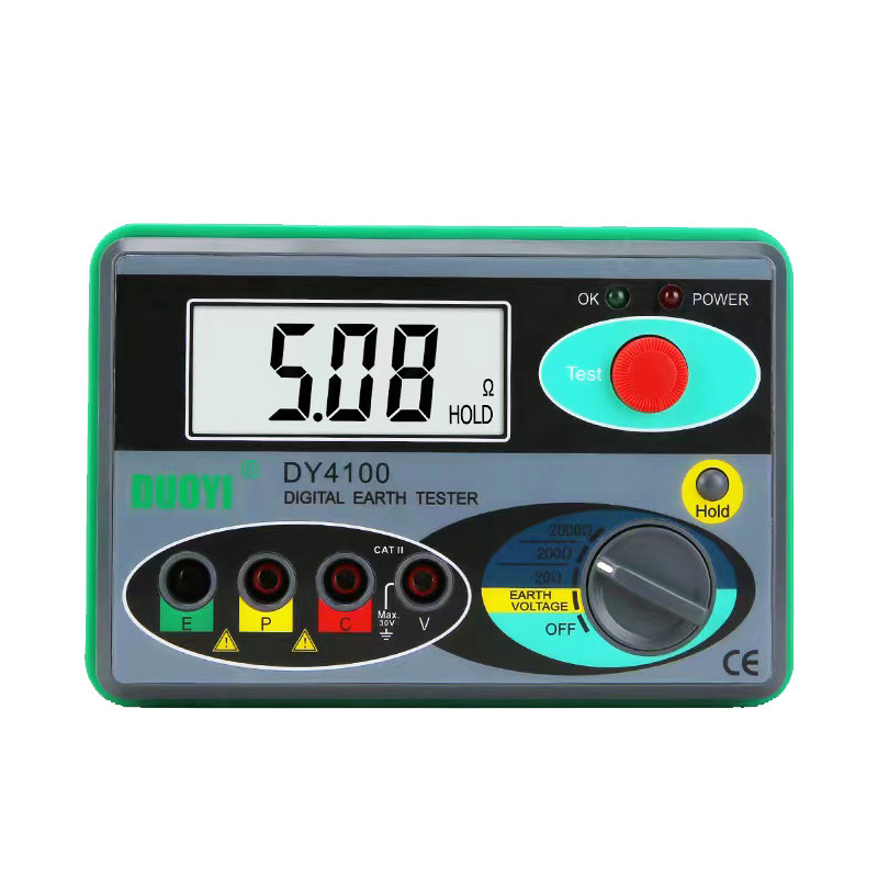 One More DY4100 Ψηφιακός Μετρητής Αντιστάσεως Γείωσης – Μετρητής Γείωσης για Επαγγελματική, Φοιτητική και Οικιακή Χρήση