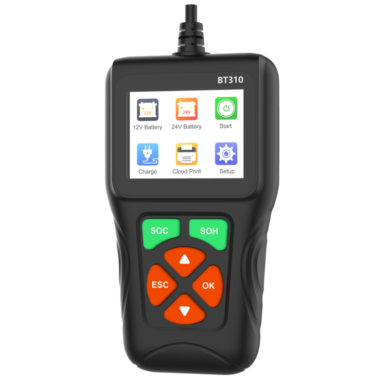 BT310 Auto baterija dijagnostički tester s detekcijom OBD2, 9–35V, -20°C do 60°C