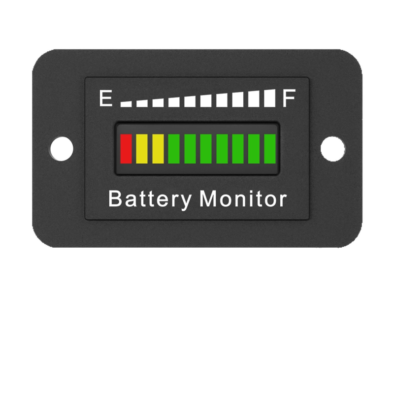 Display napona baterije za golf kart, kompatibilan s 12V/24V/48V/60V/72V, IP65 otporan na prašinu i vodu, marka OBDMonster