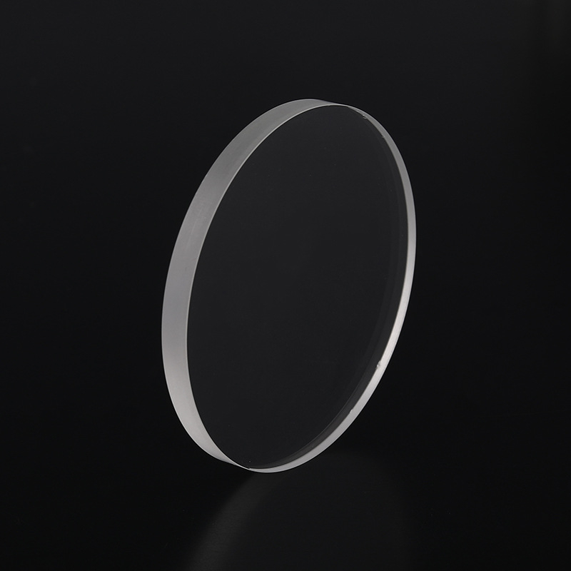 Сапфирено стъкло за линза — персонализирана плоска филтърна повърхност за светлинен водач и предаване на светлина; модел LD-01-002; форма: персонализирана; дебелина: персонализирана; материал: сапфирено стъкло
