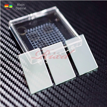 FG002 Rozdeľovač lúčov s povlakom, 55% prenos, polopriesvitný/polopriechodný, optické sklo, hrúbka 0,2–3 mm, tvary: obdĺžnik, kruh alebo prispôsobiteľný