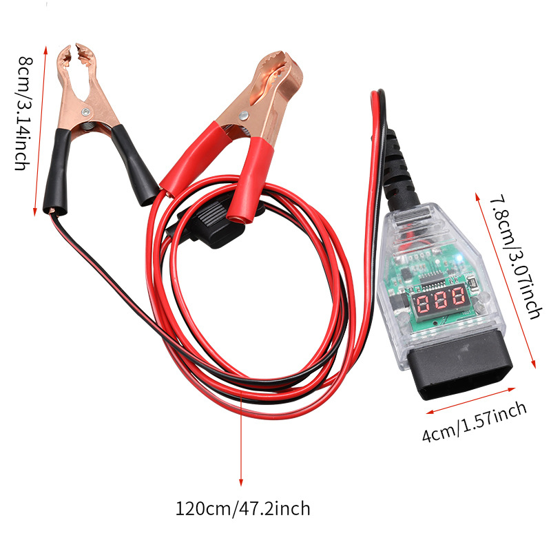Uređaj za dijagnostiku baterije automobila s OBD, napajanje 12V, model 550, Enjoy